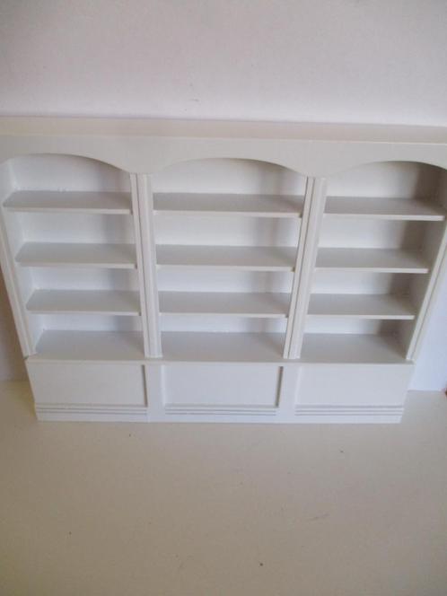 poppenhuis boekenkast, Verzamelen, Poppenhuizen en Toebehoren, Zo goed als nieuw, Decoratie, Ophalen of Verzenden