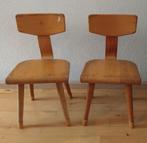 Vintage Houten Kinderstoelen - Set van 2, Ophalen, Gebruikt, Twee, Bruin