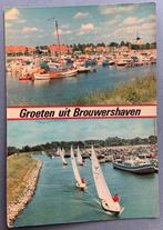 Groeten uit Brouwershaven, Verzamelen, Ansichtkaarten | Nederland, Ophalen of Verzenden, Gelopen, Zeeland