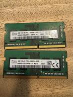 DDR4 SO-DIMM 2 keer 4gb, Computers en Software, RAM geheugen, DDR4, Ophalen of Verzenden, Zo goed als nieuw, Laptop