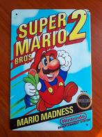 Super Mario Bros 2 20x30 cm Reclamebord, Verzamelen, Merken en Reclamevoorwerpen, Ophalen of Verzenden, Nieuw, Reclamebord
