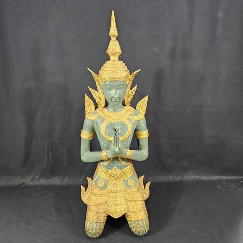 Thaise Tempelwachter – Man/Brons - 75cm, Huis en Inrichting, Woonaccessoires | Boeddhabeelden, Ophalen of Verzenden