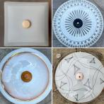 Plafonnière plafondlamp schaal lamp vintage, Huis en Inrichting, Lampen | Plafondlampen, X, Ophalen of Verzenden, Zo goed als nieuw