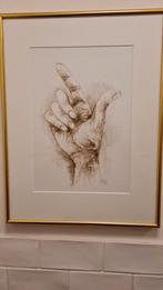 Hand getekend - Pentekening, Minder dan 50 cm, Ophalen of Verzenden, Zo goed als nieuw, Minder dan 50 cm
