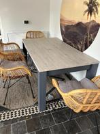 eettafel, Huis en Inrichting, Tafels | Eettafels, Ophalen, Kunststof, Gebruikt, 50 tot 100 cm