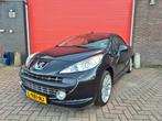 Peugeot 207 1.6 16V CC 88KW 2009 cabrio Zwart roland garros, Auto's, Voorwielaandrijving, 65 €/maand, 15 km/l, 4 cilinders