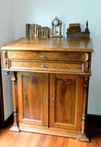 APARTE antieke grote sta-secretaire / Davenport kast schrijf, Ophalen