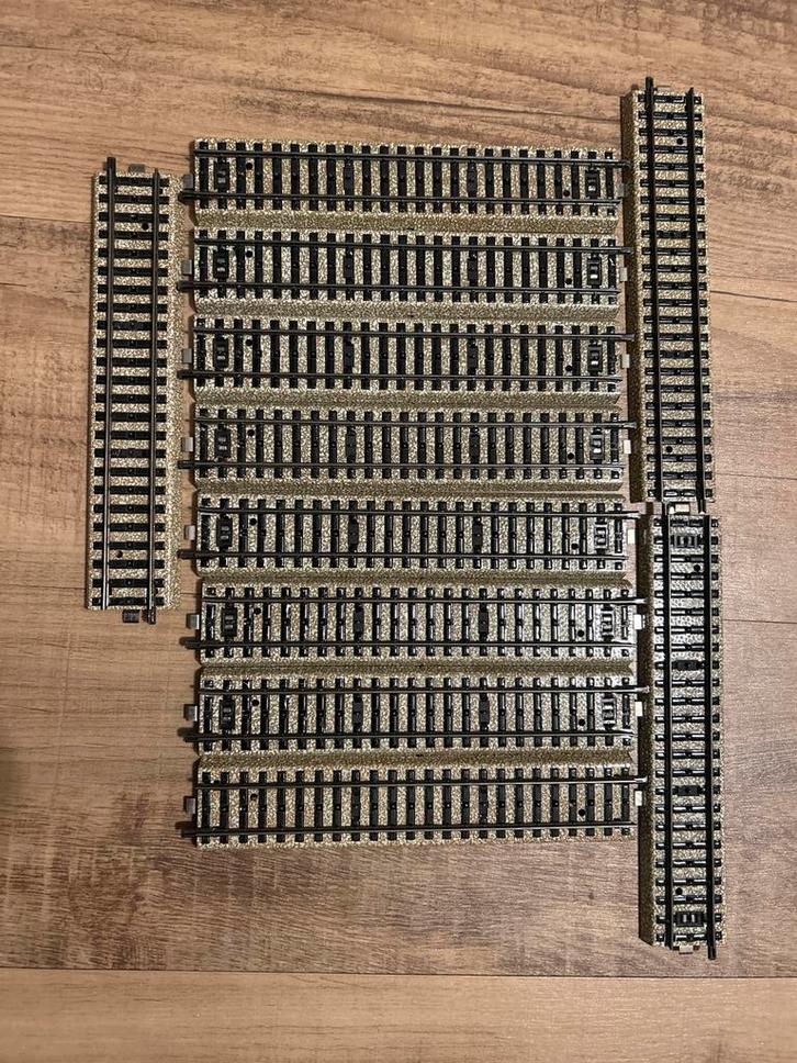 Märklin 5106 Rails - 11 Stuks, Hobby en Vrije tijd, Modeltreinen | H0, Gebruikt, Rails, Wisselstroom, Märklin, Analoog, Ophalen of Verzenden