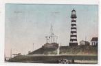 IJmuiden-Vuurtoren 1906, Verzamelen, Ansichtkaarten | Nederland, Verzenden, Voor 1920, Gelopen, Noord-Holland
