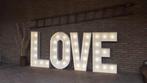 Lichtletters loveletters marquee letters te huur, Ophalen of Verzenden, Zo goed als nieuw, Geboorte of Huwelijk