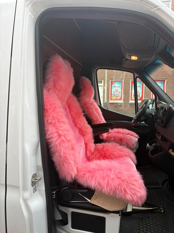 Roze Pluche Autostoelhoezen, Auto diversen, Auto-accessoires, Nieuw, Ophalen of Verzenden