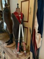 2 antieke religieuze processie  kaarsenhouders zeldzaam, Antiek en Kunst, Curiosa en Brocante, Ophalen of Verzenden