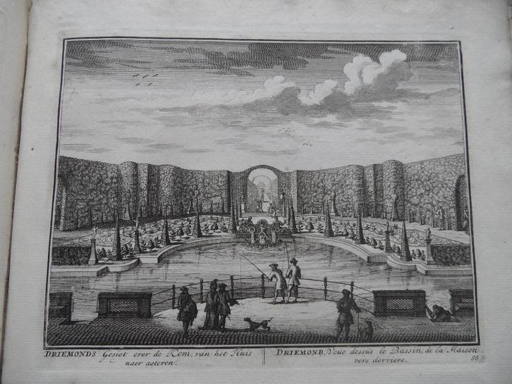 95 Driemond het Huis Kopergravure 1719, Antiek en Kunst, Kunst | Etsen en Gravures, Ophalen of Verzenden
