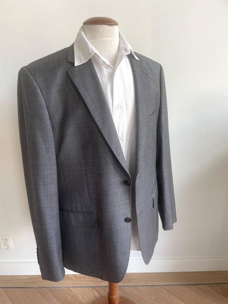 Gentiluomo: Grijs, getailleerd, wollen colbert. Maat 56, Kleding | Heren, Kostuums en Colberts, Zo goed als nieuw, Maat 56/58 (XL)