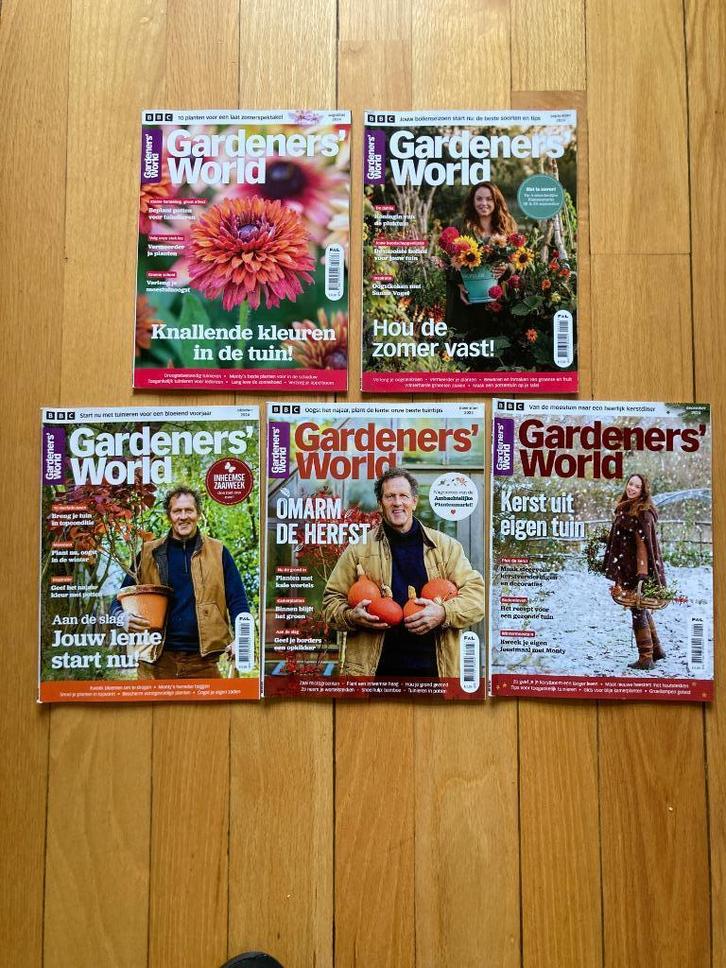Gardeners'world BBC 5 stuks 2024, Boeken, Wonen en Tuinieren, Zo goed als nieuw, Tuinieren en Tuinplanten, Ophalen of Verzenden