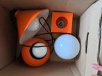 Oranje vintage jaren 70 lampen., Ophalen, Gebruikt