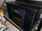 Zwarte elektrische haard - Diverse standen, Ophalen, Gebruikt, Vrijstaande haard, Elektrische haard