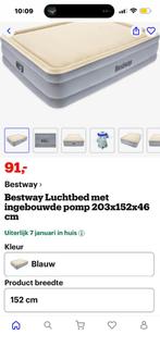 Opblaasbaar lichtbed, Ophalen of Verzenden, Zo goed als nieuw