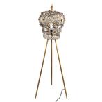 metalen gouden vloerlamp KROON BLADEREN - staande lamp, Huis en Inrichting, Lampen | Vloerlampen, Luxueus, Pietseweg 13A Oud Gastel