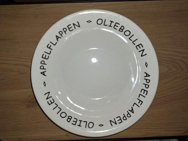 Oliebollen schaal, Huis en Inrichting, Keuken | Servies, Schaal of Schalen, Overige stijlen, Ophalen of Verzenden