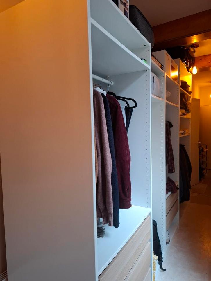 IKEA PAX 4 (vier) kledingkasten, Huis en Inrichting, Kasten | Kledingkasten, Zo goed als nieuw, 200 cm of meer, 50 tot 75 cm, Ophalen