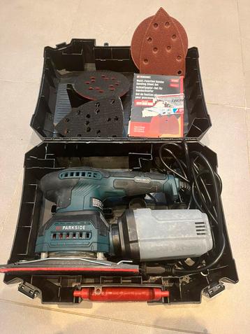 PARKSIDE 3-in-1 schuurmachine 200W + schuurpads beschikbaar voor biedingen