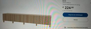 Besta ikea tv meubel / kast/ dressoir. 240 cm - afbeelding 3