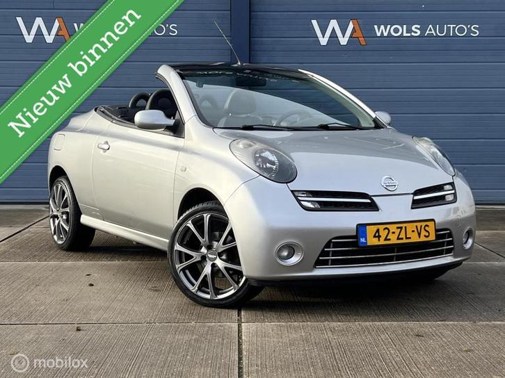Nissan Micra C+C 1.6 Tekna Plus / CABRIO / AUTOMAAT / NETJES, Auto's, Nissan, Bedrijf, Te koop, Micra, ABS, Airbags, Airconditioning