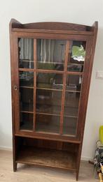 Antieke vitrine/servieskast uit jaren ’70mooie vintage staat, Ophalen, Vintage, 50 tot 100 cm, 25 tot 50 cm