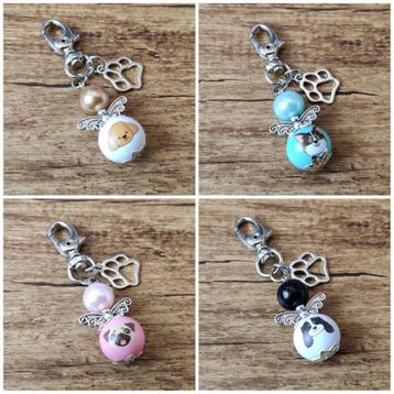 Hondenengeltje tas/sleutelhanger Keychain B guardian angel beschikbaar voor biedingen