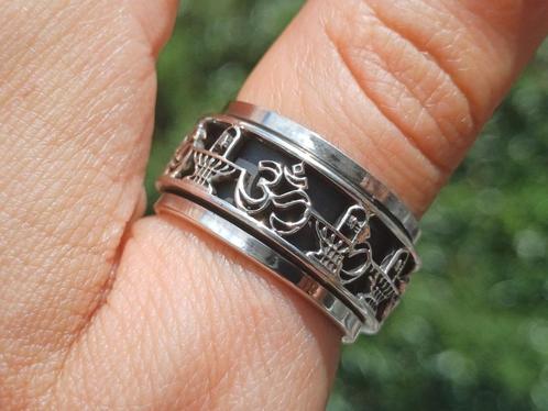 Vanoli 925 zilver duim draairing spinner maat 19 20,5 ohm, Sieraden, Tassen en Uiterlijk, Ringen, Nieuw, Dame of Heer, 20 of groter