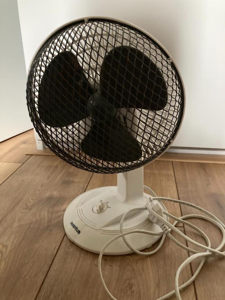 tafelventilator Inventum model VT07 model 7C610   diam. 21cm, Witgoed en Apparatuur, Ventilatoren, Gebruikt, Tafelventilator, Ophalen