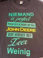 John Deere t-shirt, Kleding | Heren, T-shirts, Ophalen of Verzenden, Nieuw, Zwart