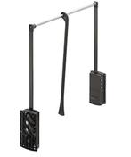 Garderobelift - Softclose - Zwart, Huis en Inrichting, Ophalen, 100 tot 150 cm, 50 tot 100 cm, Zo goed als nieuw