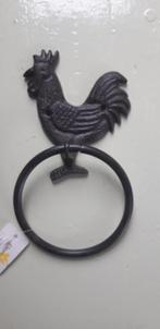 2 x handdoekring haan wandhaak, Huis en Inrichting, Badkamer | Badtextiel en Accessoires, Handdoekenrek, Bruin, Nieuw, Ophalen of Verzenden