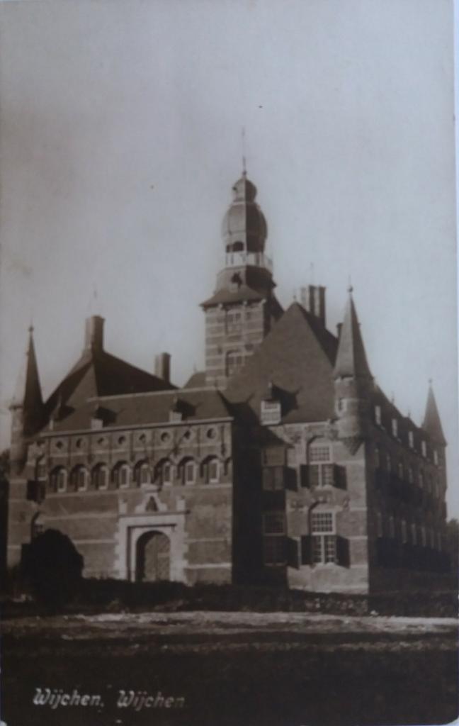 Zeer mooie oude Briefkaart: Kasteel Wijchen te Wijchen (gld), Verzamelen, Ansichtkaarten | Nederland, Gelopen, Gelderland, 1940 tot 1960