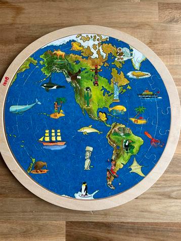 Goki Houten Puzzel - Zo Goed Als Nieuw! beschikbaar voor biedingen