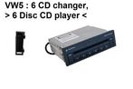 VW Golf MK5 6-disc armsteun 6-cd-speler, Auto diversen, Ophalen of Verzenden, Gebruikt