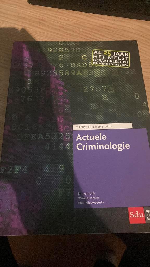 Jan van Dijk - Actuele Criminologie, Boeken, Wetenschap, Zo goed als nieuw, Sociale wetenschap, Ophalen of Verzenden