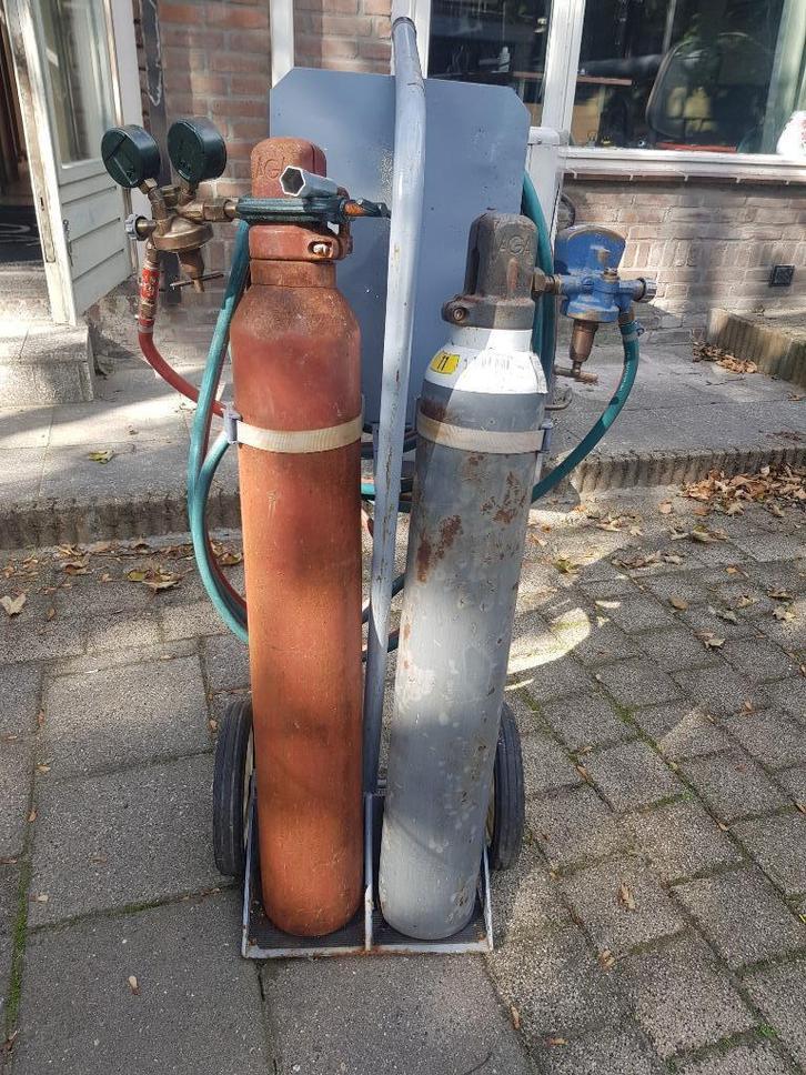 Te koop een autogeen las set, Doe-het-zelf en Verbouw, Gereedschap | Lasapparaten, Gebruikt, Overige typen, 250 ampère of meer