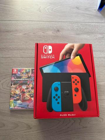 Nintendo Switch Oled met Mario Kart 8 Deluxe beschikbaar voor biedingen