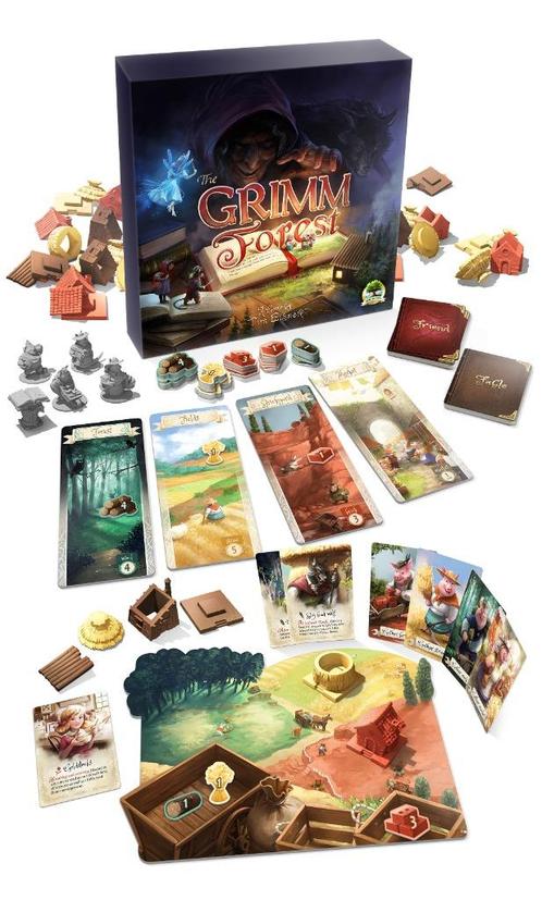 The Grimm Forest - bordspel (luxe variant, nieuw in doos), Hobby en Vrije tijd, Gezelschapsspellen | Bordspellen, Nieuw, Drie of vier spelers