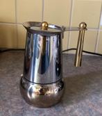 Roestvrijstalen espresso percolator (DE), Witgoed en Apparatuur, Koffiezetapparaten, Ophalen of Verzenden, Gebruikt, Espresso apparaat