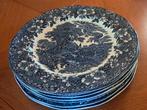 Wedgwood Woodland 6 grote borden, Antiek en Kunst, Antiek | Servies los, Ophalen