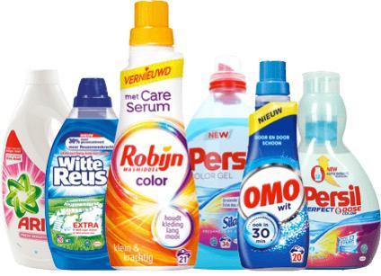 GEZOCHT: Partij a-merk wasmiddelen, Huis en Inrichting, Schoonmaakartikelen, Schoonmaakmiddel, Ophalen