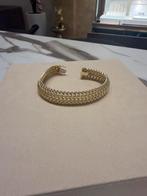 14k Gouden Fantasie Armband - 21.8g, Sieraden, Tassen en Uiterlijk, Armbanden, Goudpunt, Ophalen of Verzenden, Goudpunt, Goud