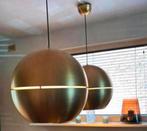 Art Deco hanglampen bol goud Slice, Ophalen, Zo goed als nieuw, Minder dan 50 cm