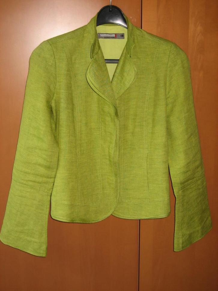 Zeer mooi linnen jasje (of combinatie) SUMMUM 36-38 snazzeys, Kleding | Dames, Jasjes, Kostuums en Pakken, Nieuw, Kostuum of Pak
