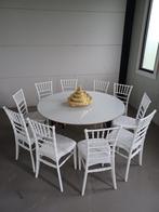 Stoelen en tafeks te huur, Hobby en Vrije tijd, Feestartikelen | Verhuur, Ophalen of Verzenden, Zo goed als nieuw, Overige