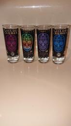 Shotglas shotglazen shotglaasjes mexicaans. Dag vd doden, Ophalen, Zo goed als nieuw, Borrel- of Shotglas